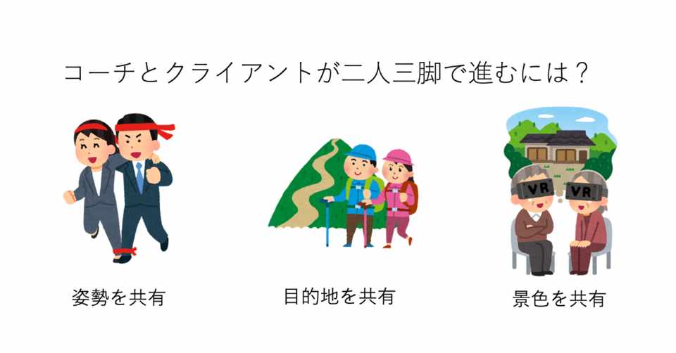 クライアントとコーチが二人三脚で進むには 茂木 岳人 Note