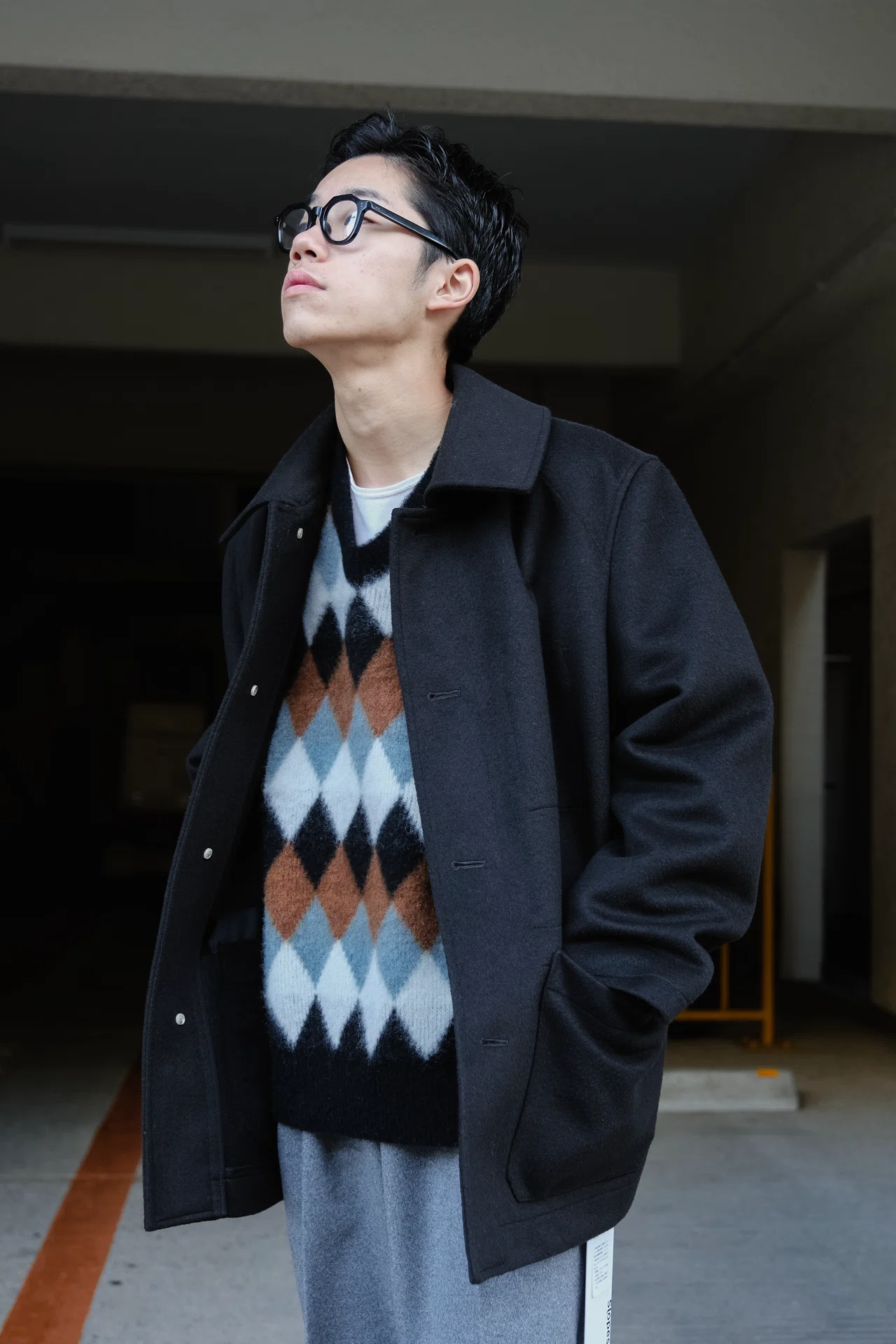maatee&sons カシミヤシャギーカーディガン マーティ&サンズ maatee&sons カシミヤシャギーカーディガン マーティ&サンズ