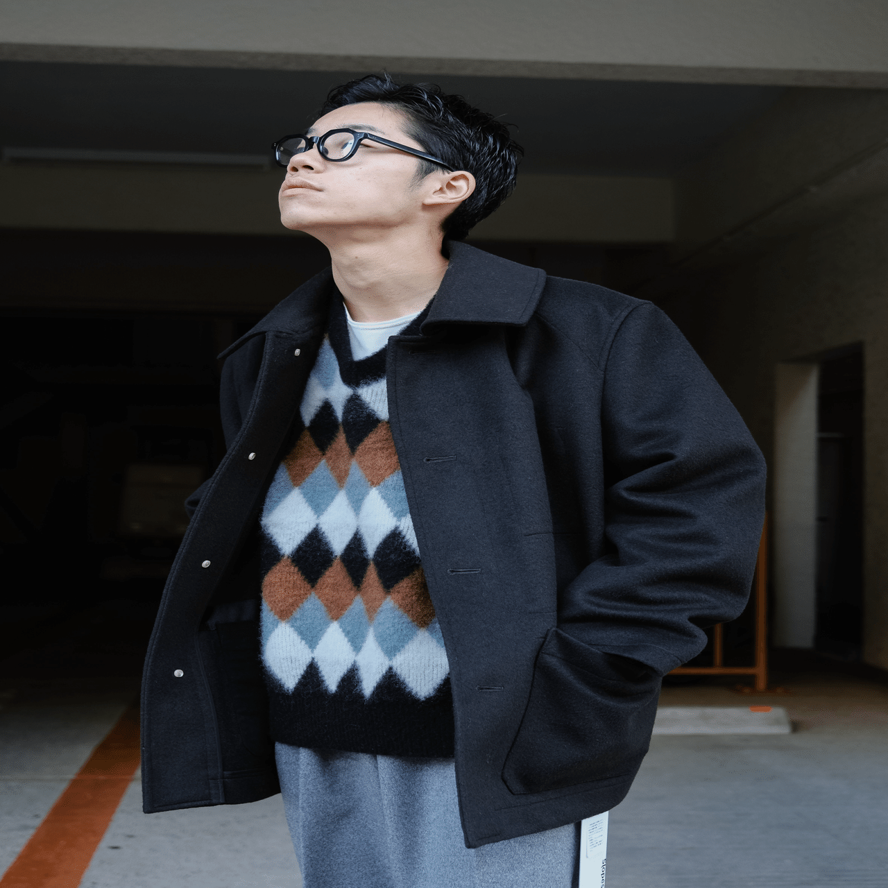 MAATEE&SONS　別注Wool Flare　チャコール　サイズ2 MAATEE&SONS for twelve -Wool Flare- | twelve blog