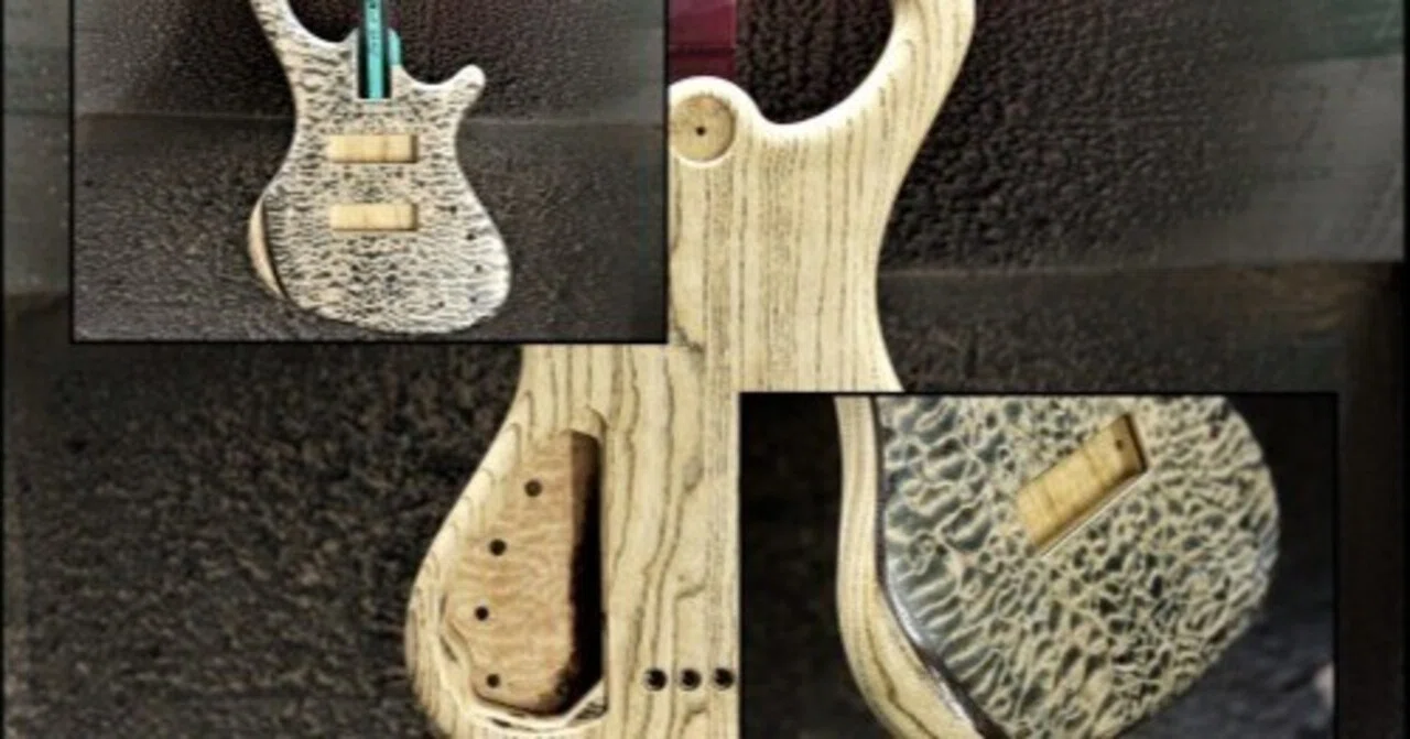 VOL.3 おもろい木目のDulake Flat②｜Freedom Custom Guitar Research