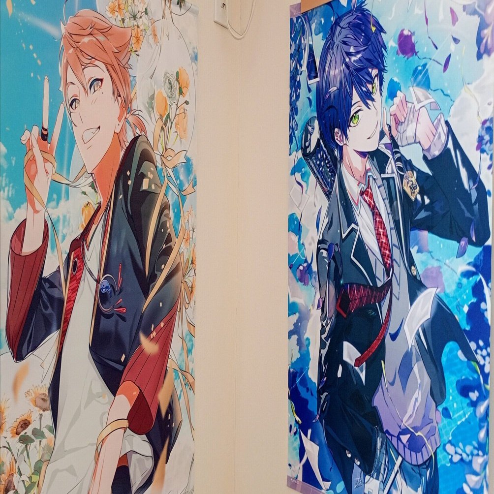 布ポスターの飾り方備忘録｜゛