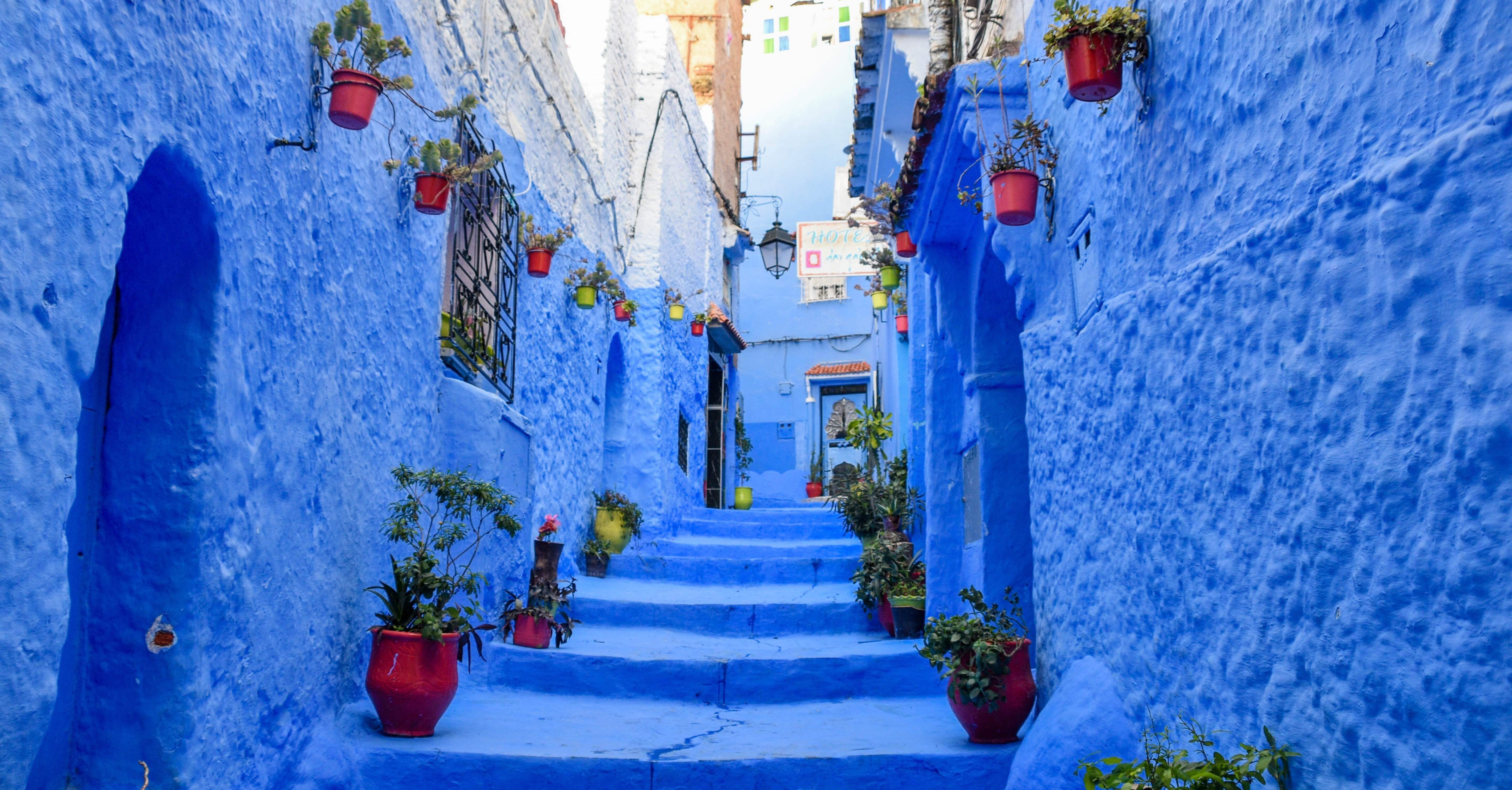 世界一周 day235【モロッコNo.1観光スポット 青の街シャウエン観光