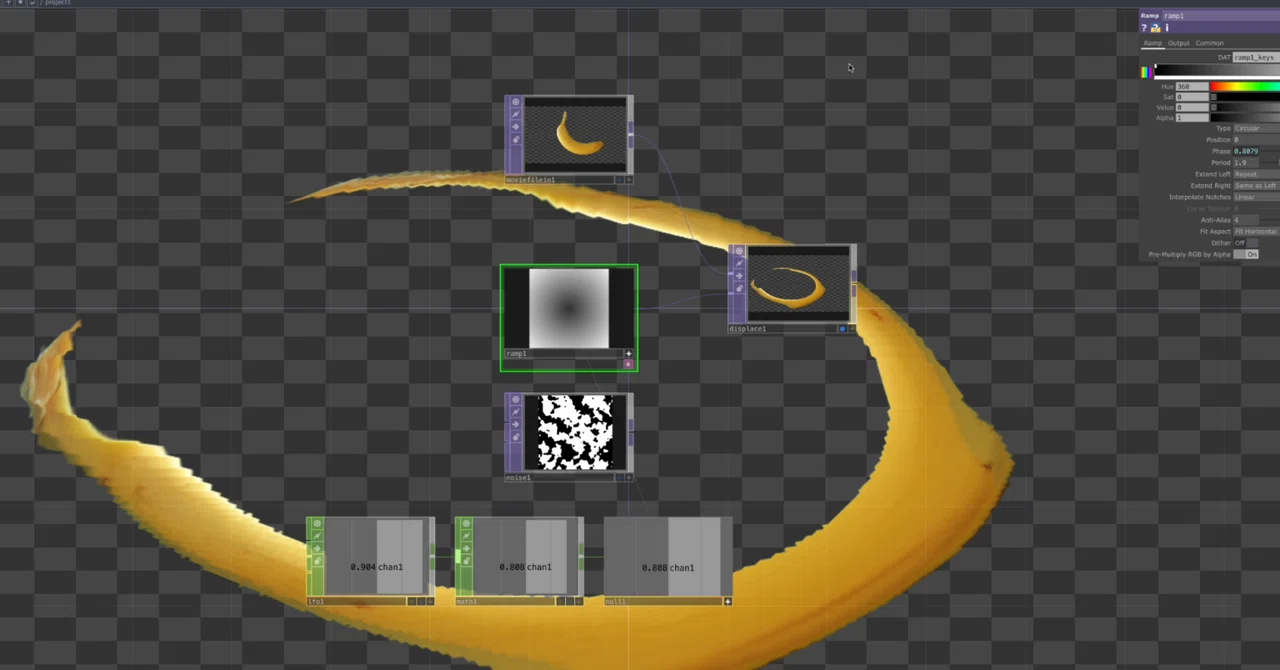 [TouchDesigner] What is a Displace TOP?｜7010