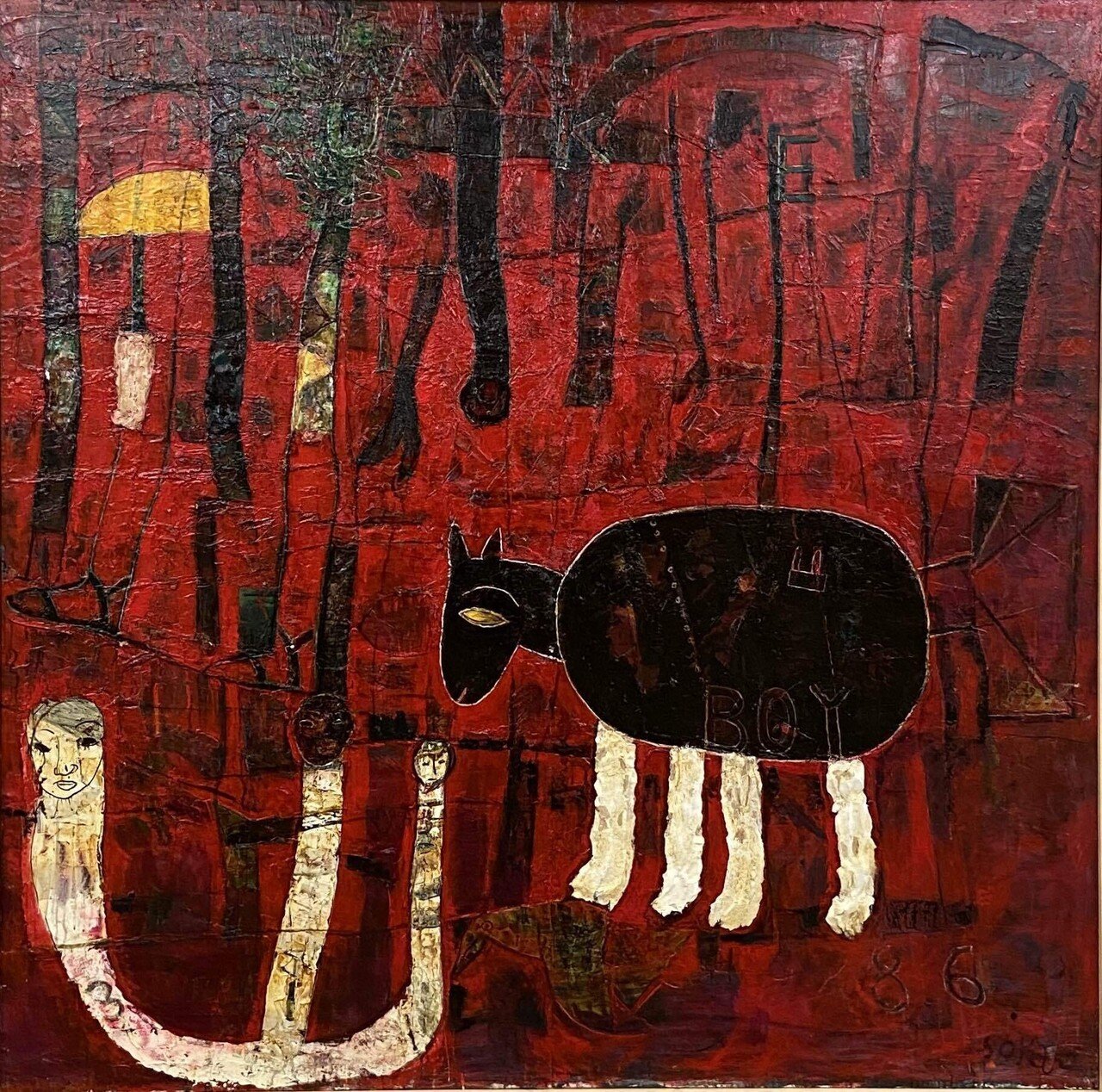 水谷征矢生 油絵 花 絵画