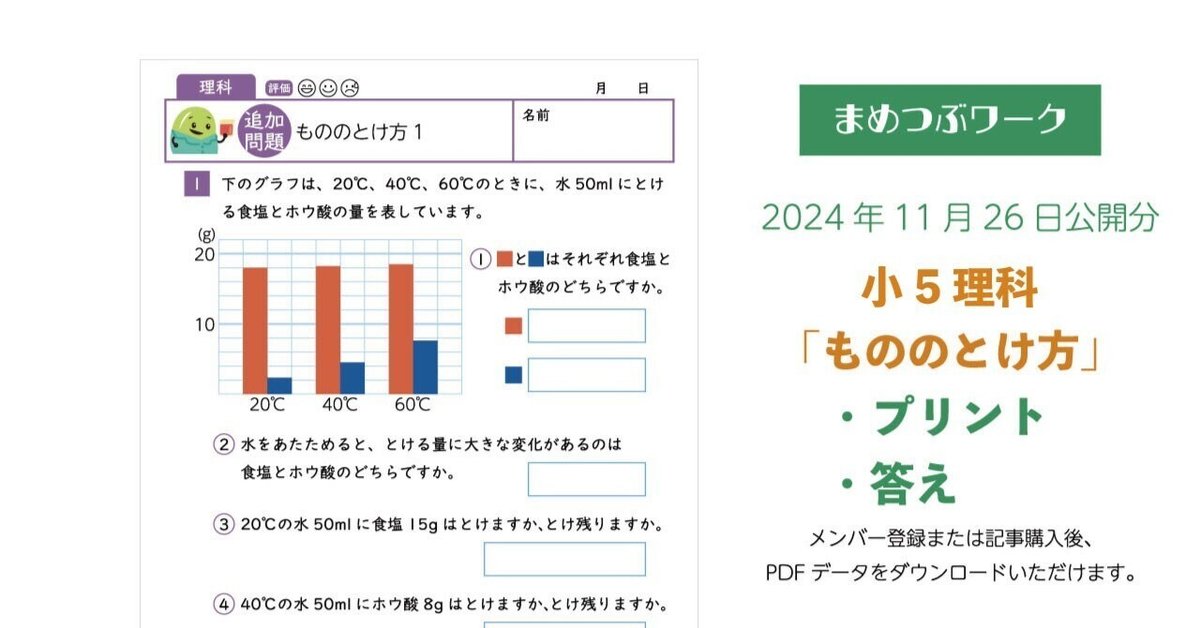 未使用グノーブル 基礎力テスト 5年生 理科 解答解説 未使用グノーブル 基礎力テスト 5年生 理科 解答解説 未使用