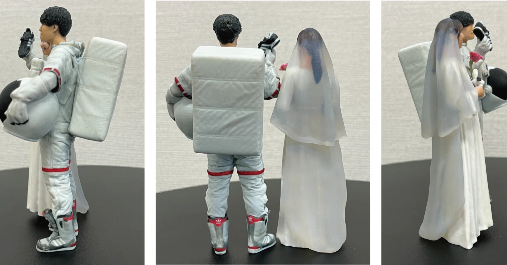 1/24 フィギュア　ウエディング　ミニチュア　1/64より大　3Dフィギュア 株式会社キャステム metamate】東京 日本橋で3D全身スキャン