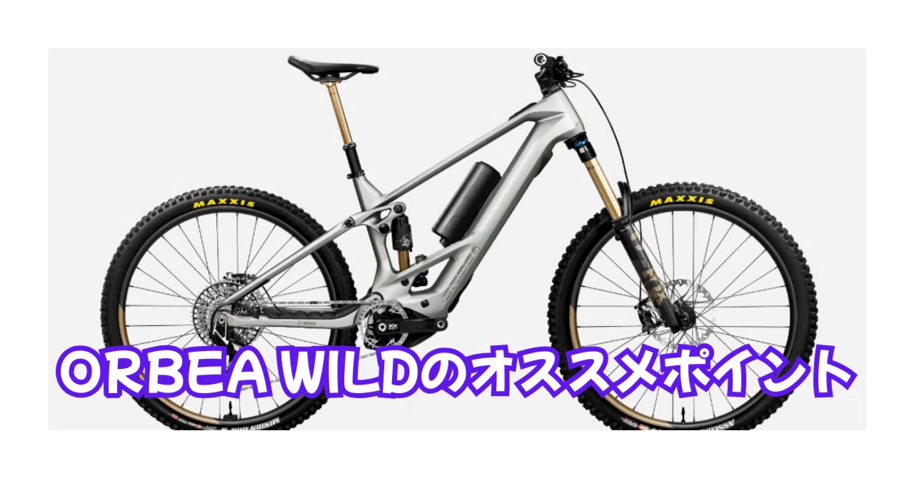ORBEAのe-MTB WILDのオススメポイント BIKE SHOP FORZA の ブログ です