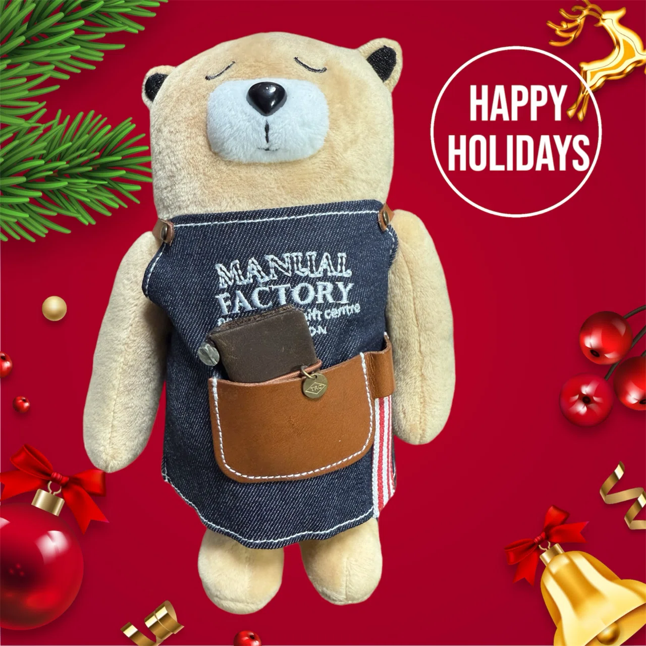 マニュアル ファクトリー ベア ぬいぐるみ　MANUAL FACTORY Manual Factory Bear｜Night Hawk