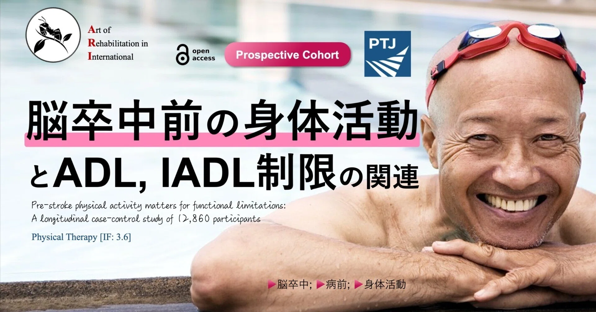 脳卒中前の身体活動とADL, IADL制限の関連｜Super Human | 理学療法士