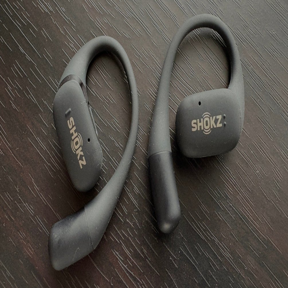 Shokz OpenFit Air ワイヤレスイヤホン オープンイヤー 耳を塞が
