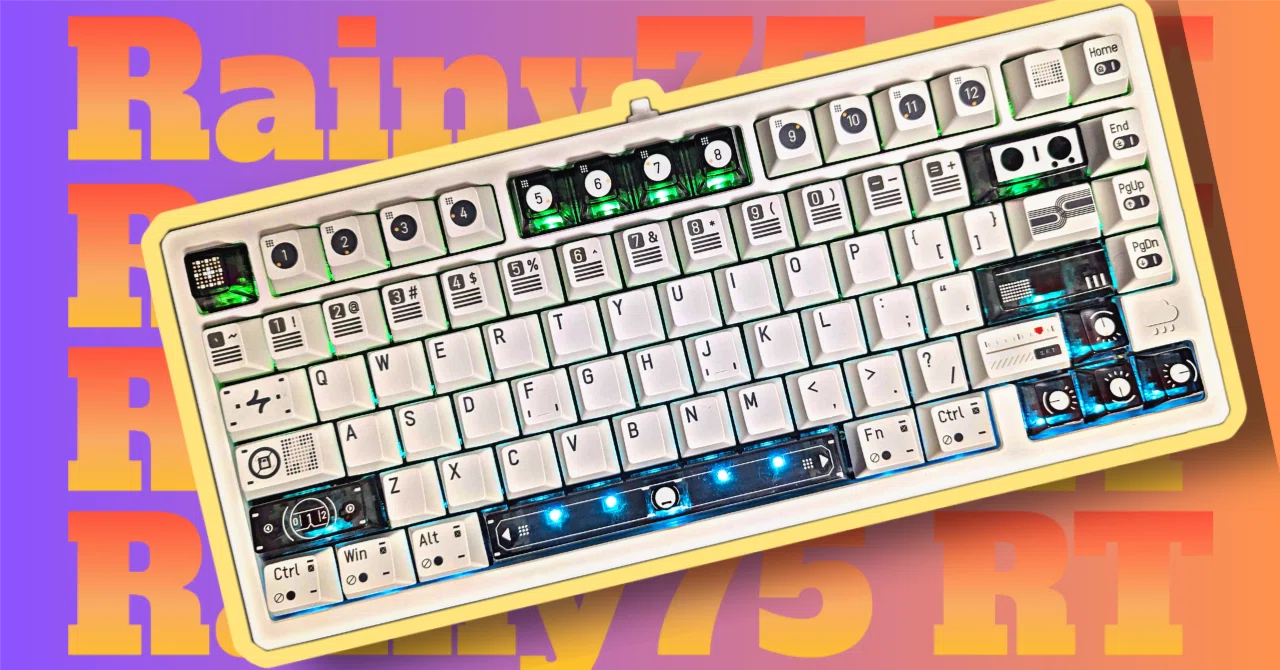 2024年最強キーボード【WOB Rainy75 RT -限定色チーズホワイト 2024年最強キーボード【WOB Rainy75 RT -限定色チーズホワイト