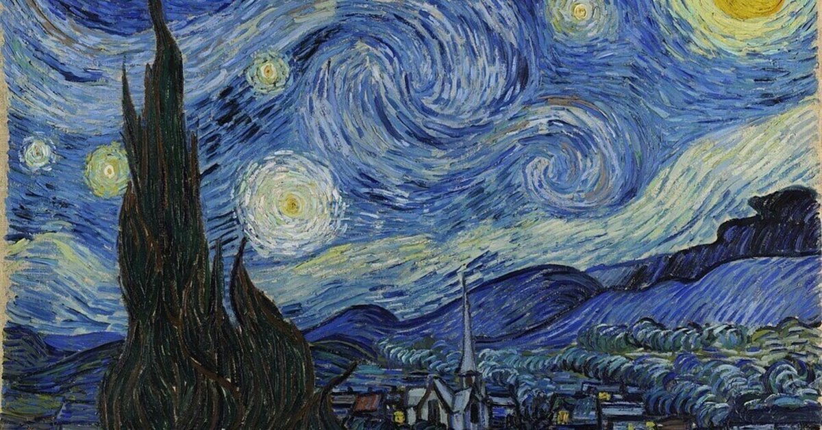傑作絵画：ゴッホ『星月夜』が傑作である理由と知られざる真実