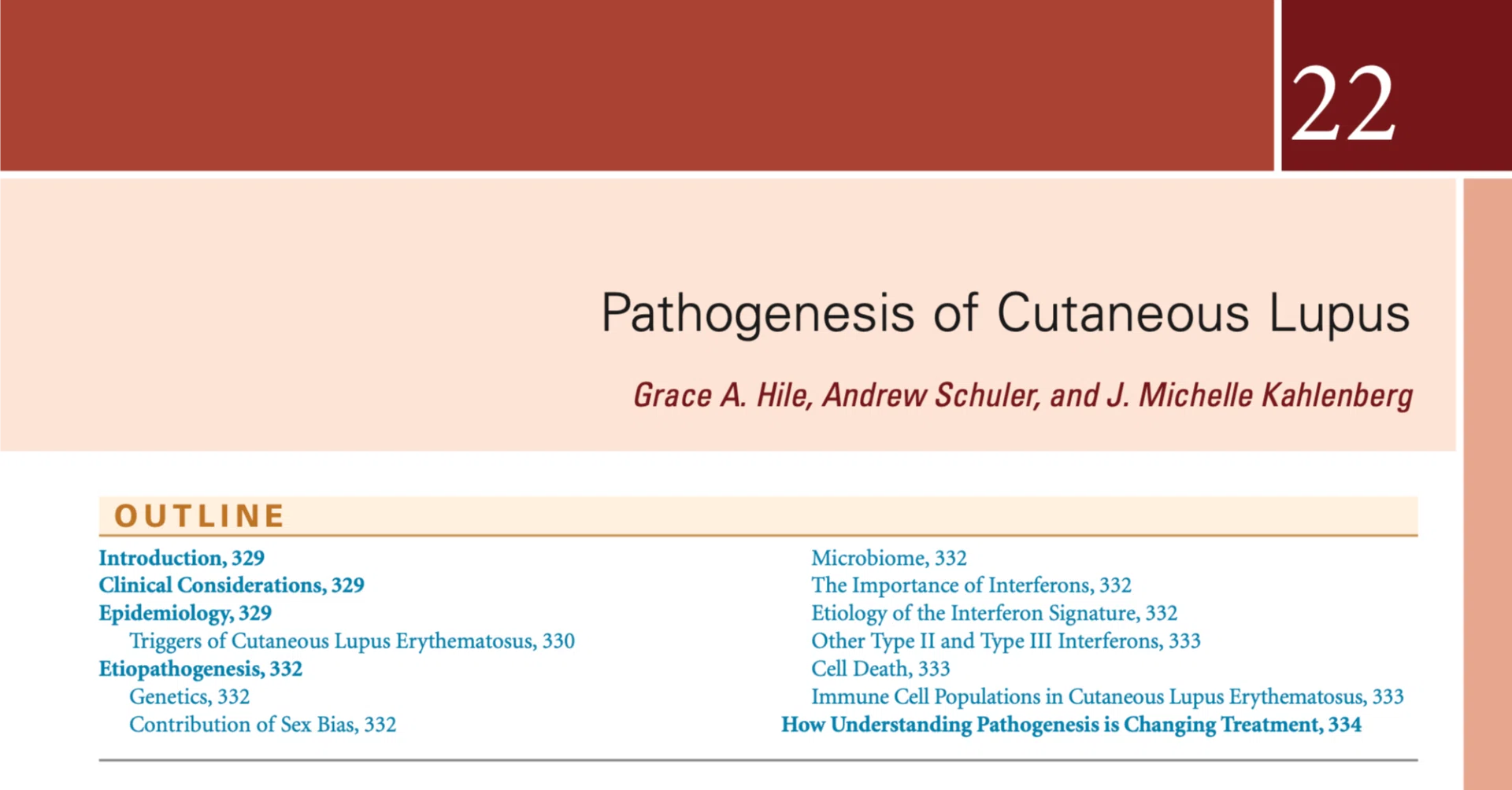 22 皮膚ループスの病態- Pathogenesis of cutaneous lupus