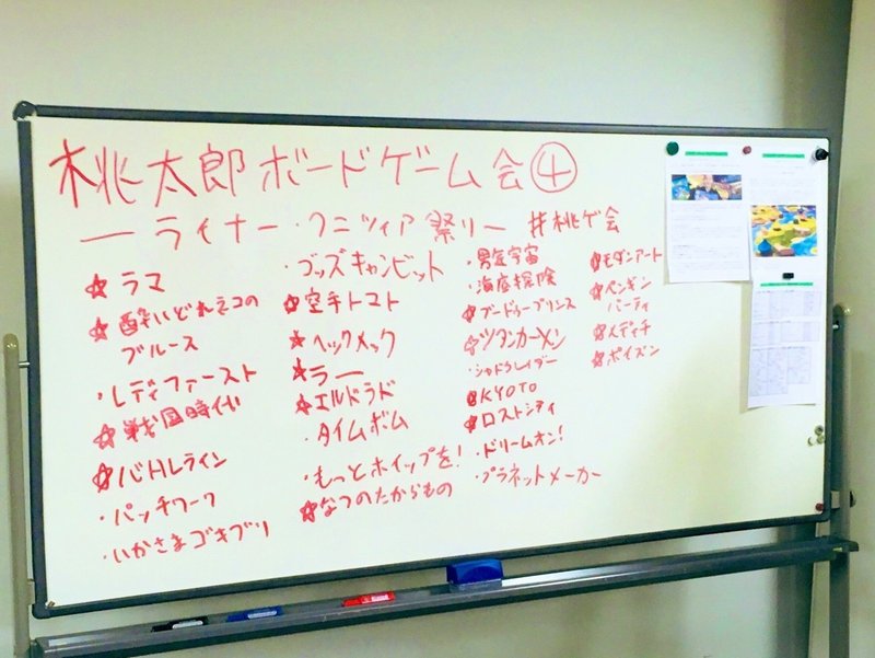 19 07 14 桃太郎ボードゲーム会その4 まとめ The Front Field Note