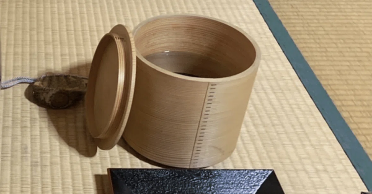 水指 水差 想釜 共箱 木箱 在銘 房子 茶道具 茶の湯 お稽古 英語で茶の湯#09 水指 Mizusashi - Fresh Water Container｜しまちゃ