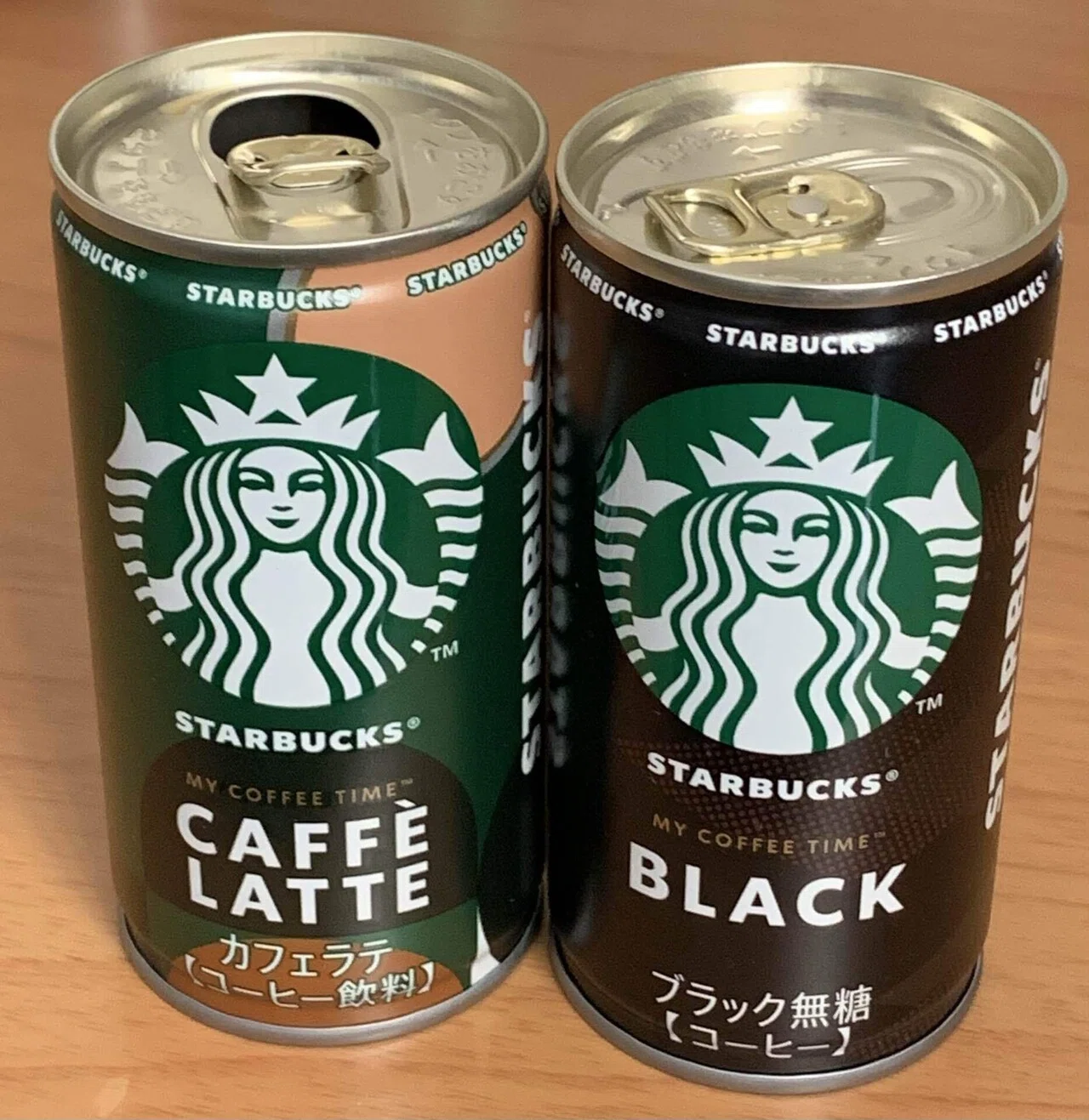 コーヒー】スタバ缶 カフェラテ、ブラック｜文字屋