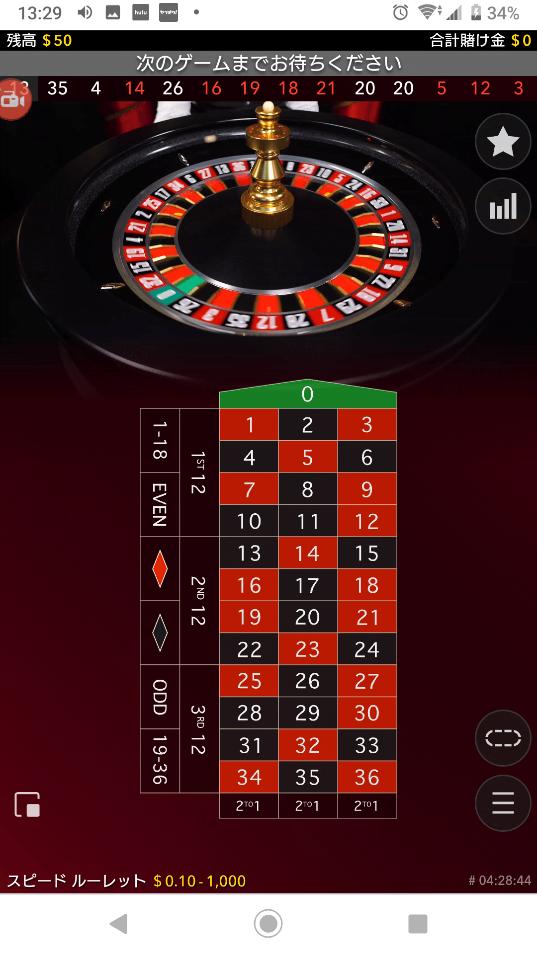 ルーレットルール｜のじ