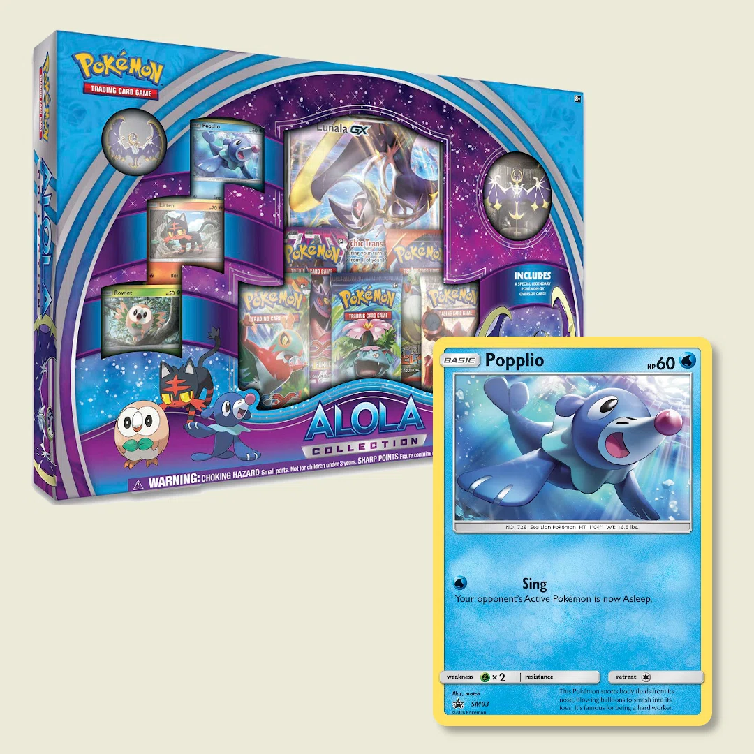 ポケモン カードゲーム サン＆ムーン プロモ　未開封　3パックセット　アシマリ サンムーン 最初ポケモンのプロモカード【アシマリ編】3枚 SM-P