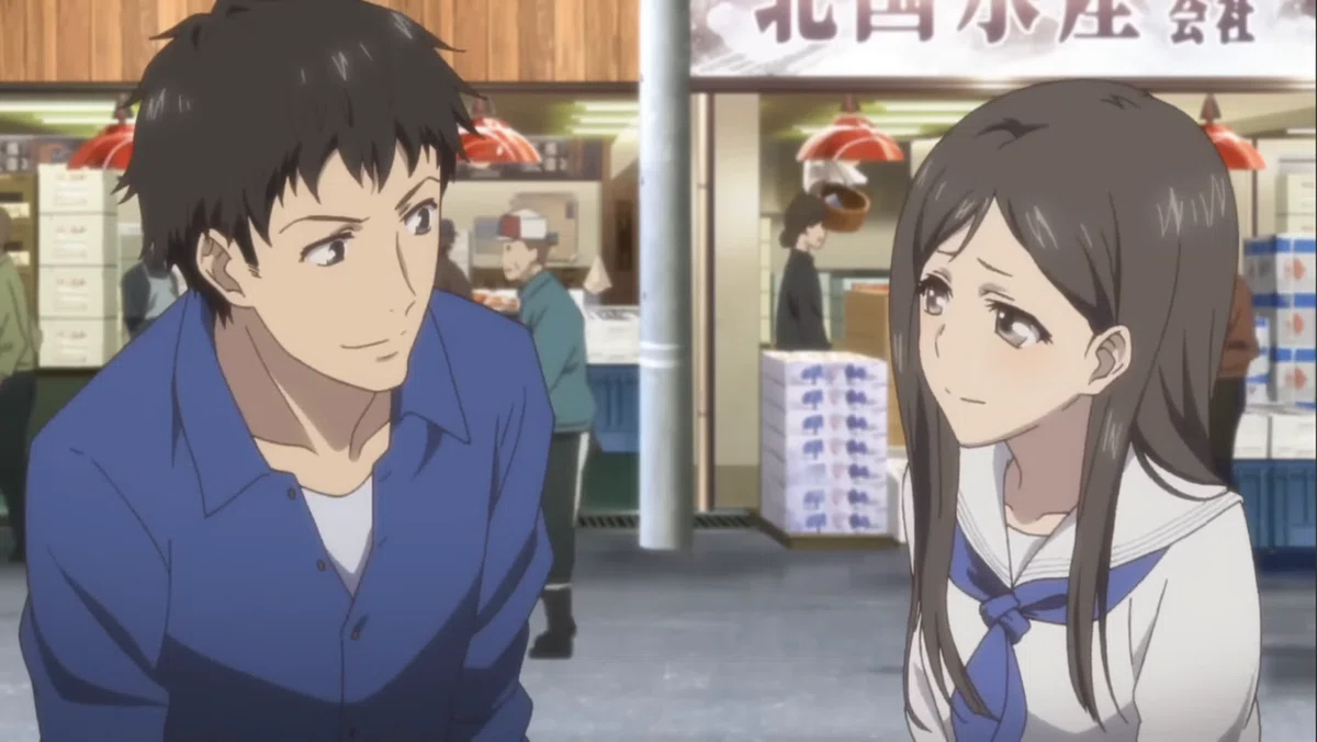 最終話EDで、徹さんとみんちがアイコンタクトをするシーン