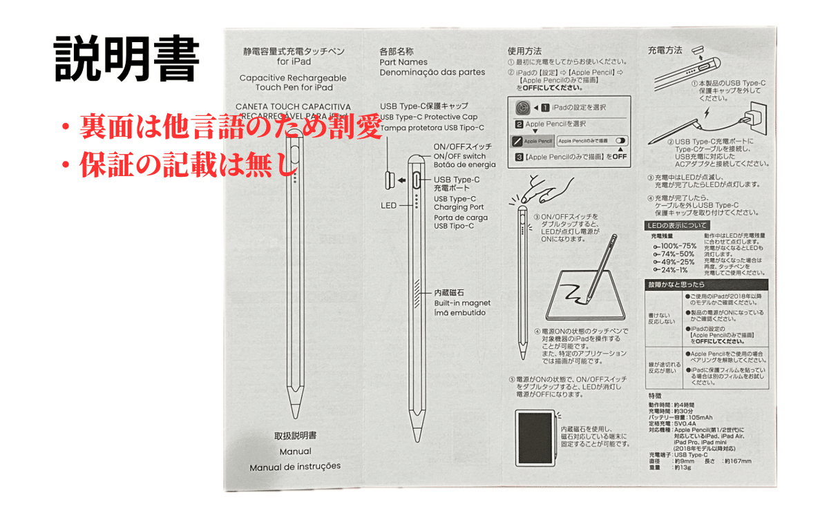 Apple Pencil Pro 説明書・ボックス付き+ペーパータイプフィルム Apple Pencil Pro 説明書・ボックス付き+ペーパータイプフィルム