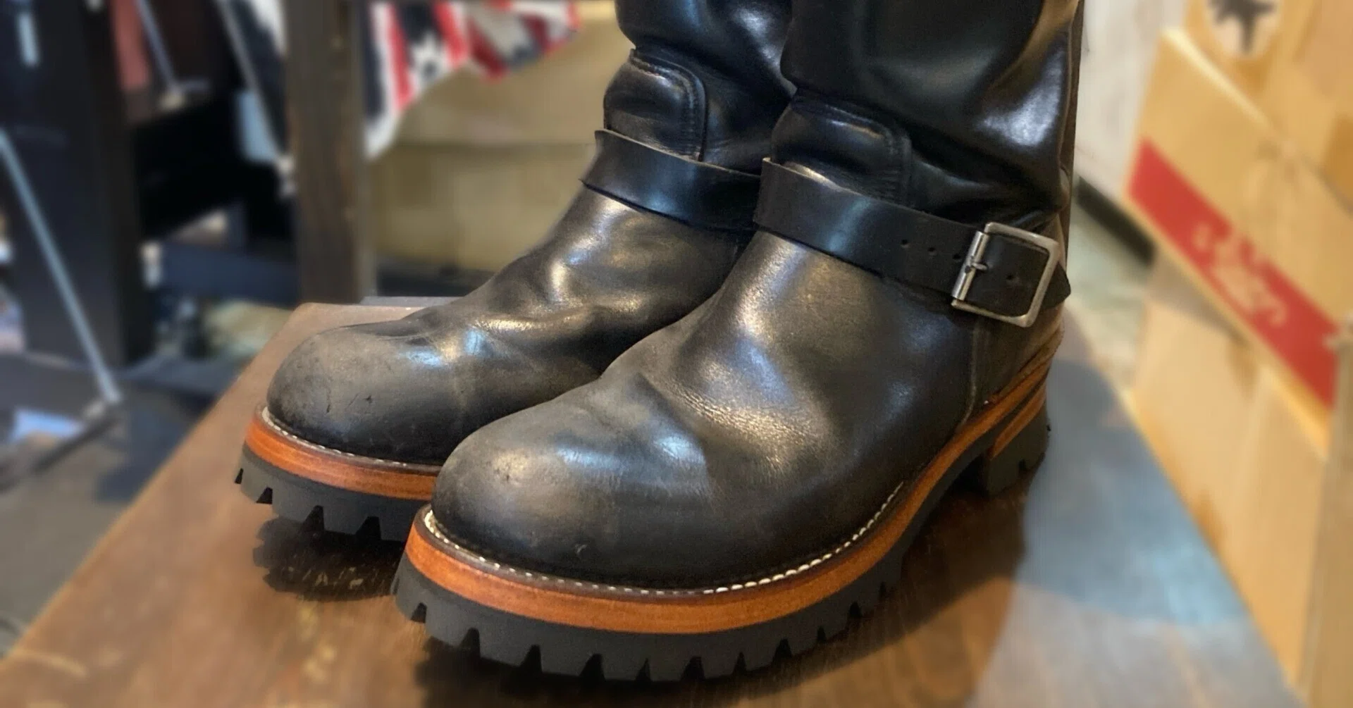 Resole/ソールカスタム】Red Wing#2268 Engineer Boots｜CREA Repair