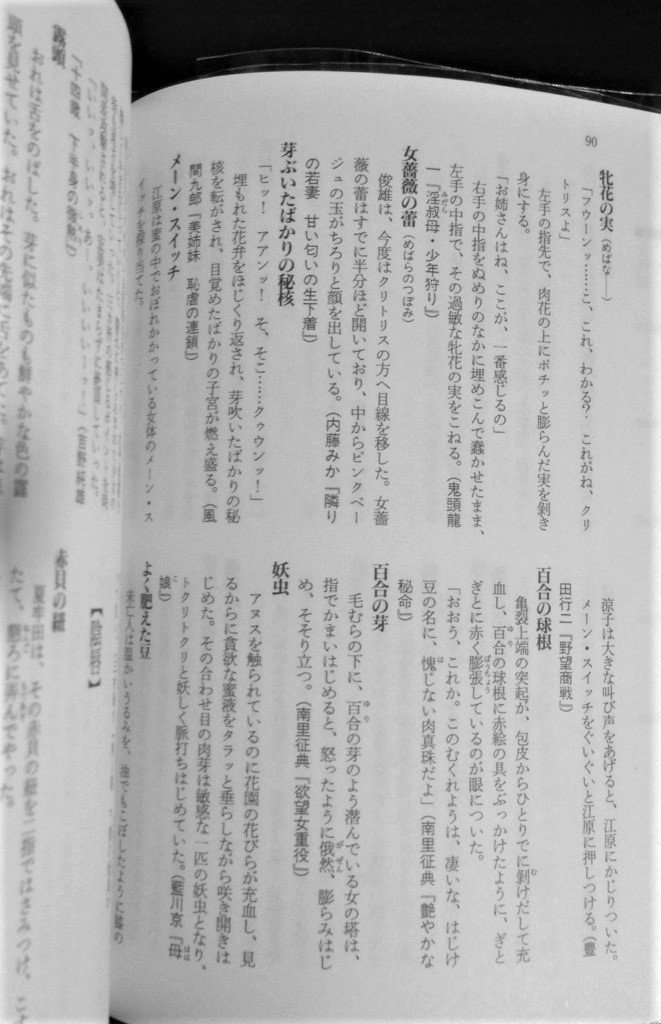 官能小説で使われたイカした性器や絶頂の隠語表現を紹介していく にゃるら Note