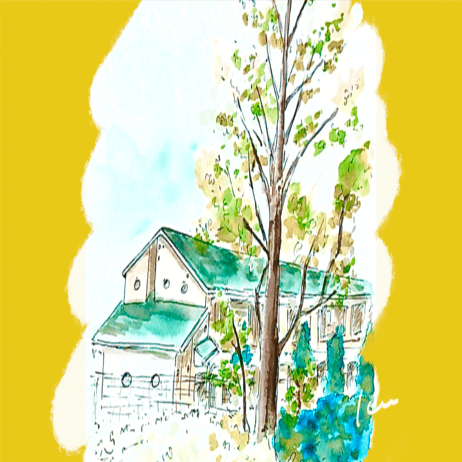 日常の中で見つけた自然たちをスケッチした【水彩画&ゆる解説動画