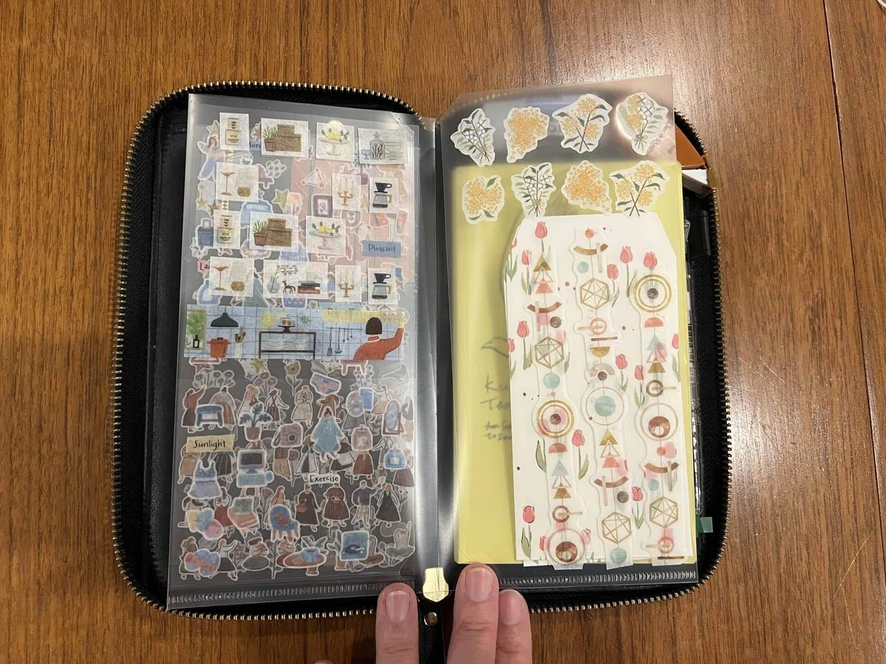 ほぼ日weeksジッパーズの収納力。ペンケースいらずの使い方｜北乃手帳