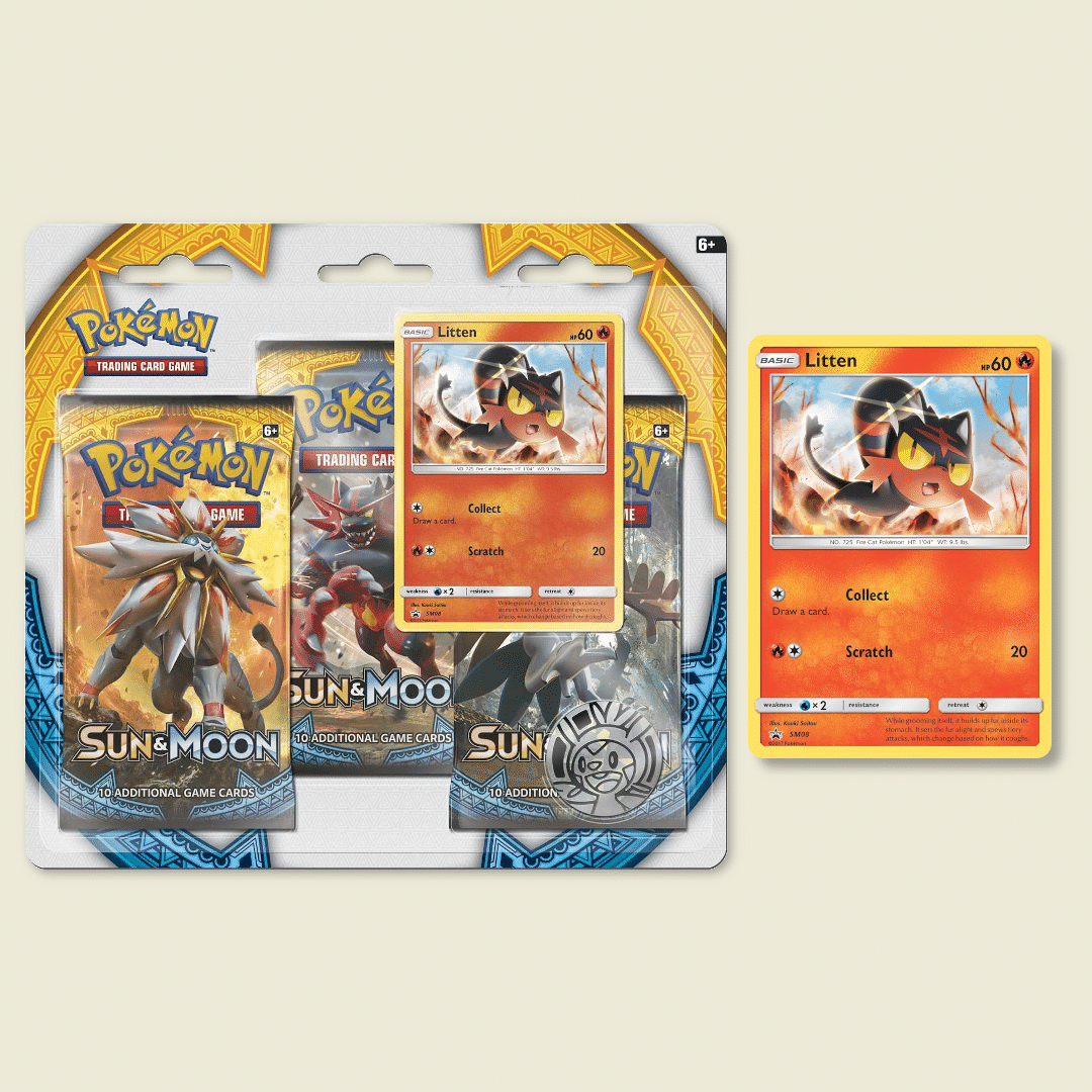 サンムーン 最初ポケモンのプロモカード【ニャビー編】6枚 SM-P