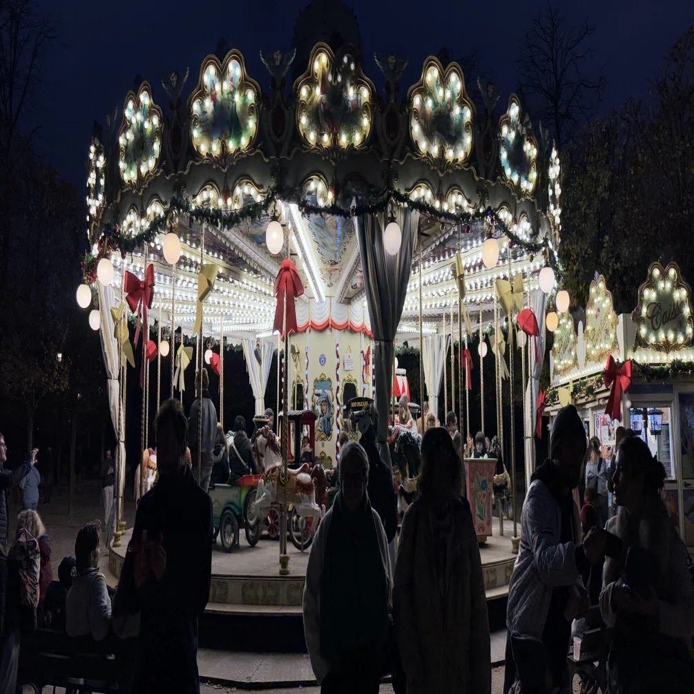 チュイルリー庭園のクリスマスマーケットへ行ってきました｜Yuta Hoshino