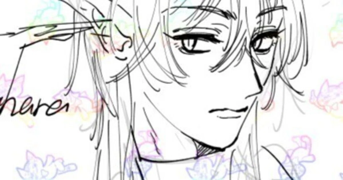 うろ覚えのマレウス様描いた。｜七原
