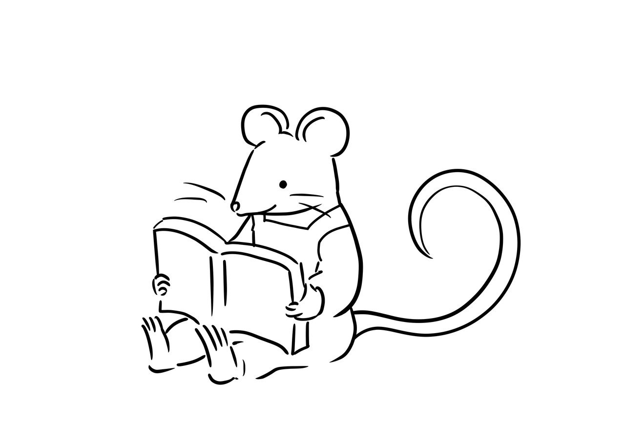 本を読むねずみ Rmia Note 本を読むねずみ Rmia Note
