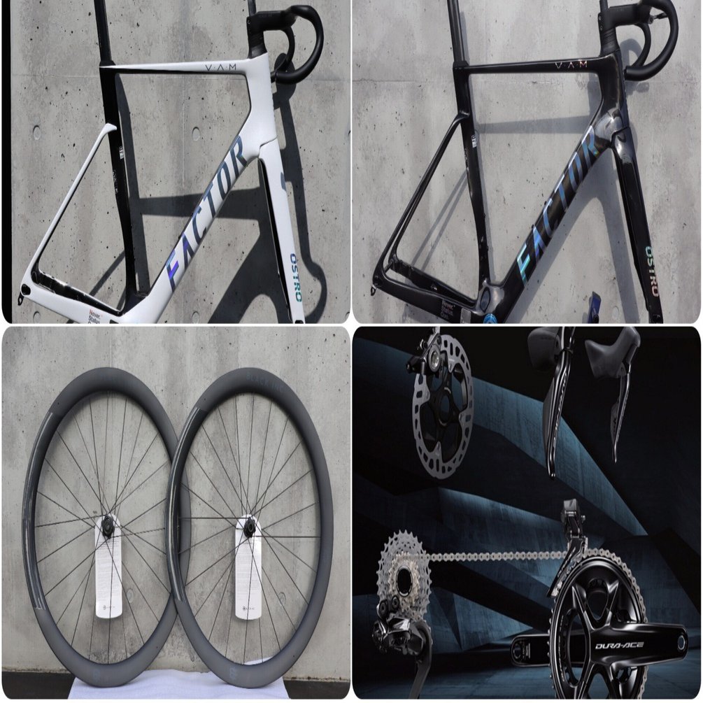 FACTOR ostroVAM 2.0フレームセット FACTOR OSTRO VAM 2.0 Premium Package Frameset - White/Chrome