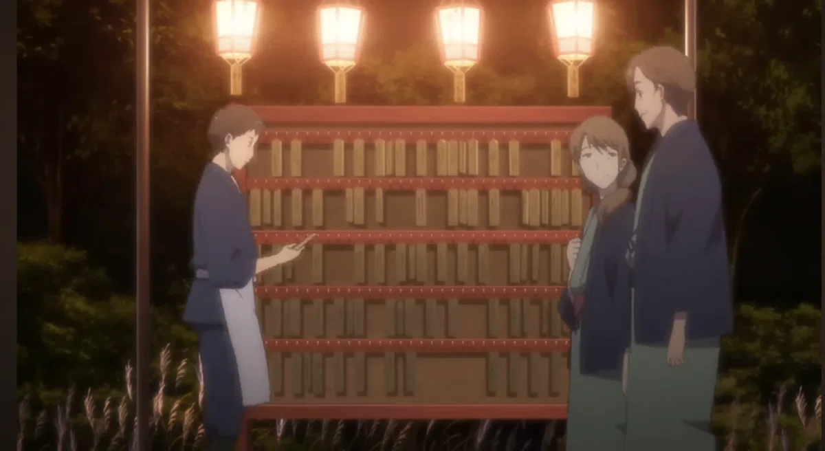 26話で徹さんがのぞみ札を掛けようとするシーン