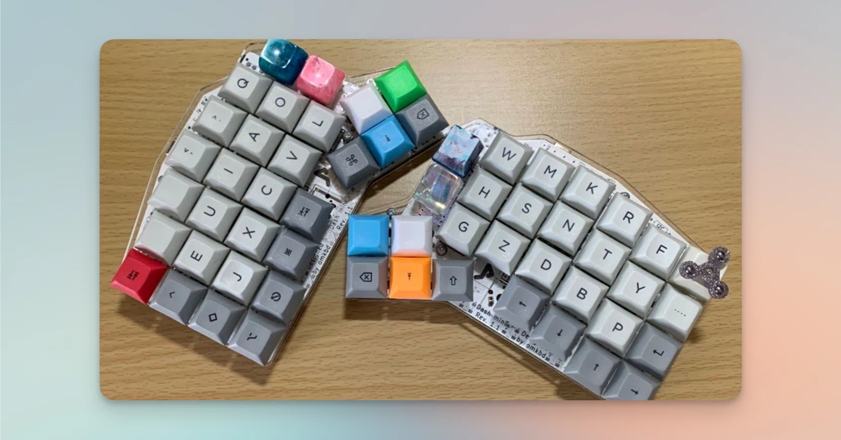 3年間使い続けた自作キーボードと自作配列を