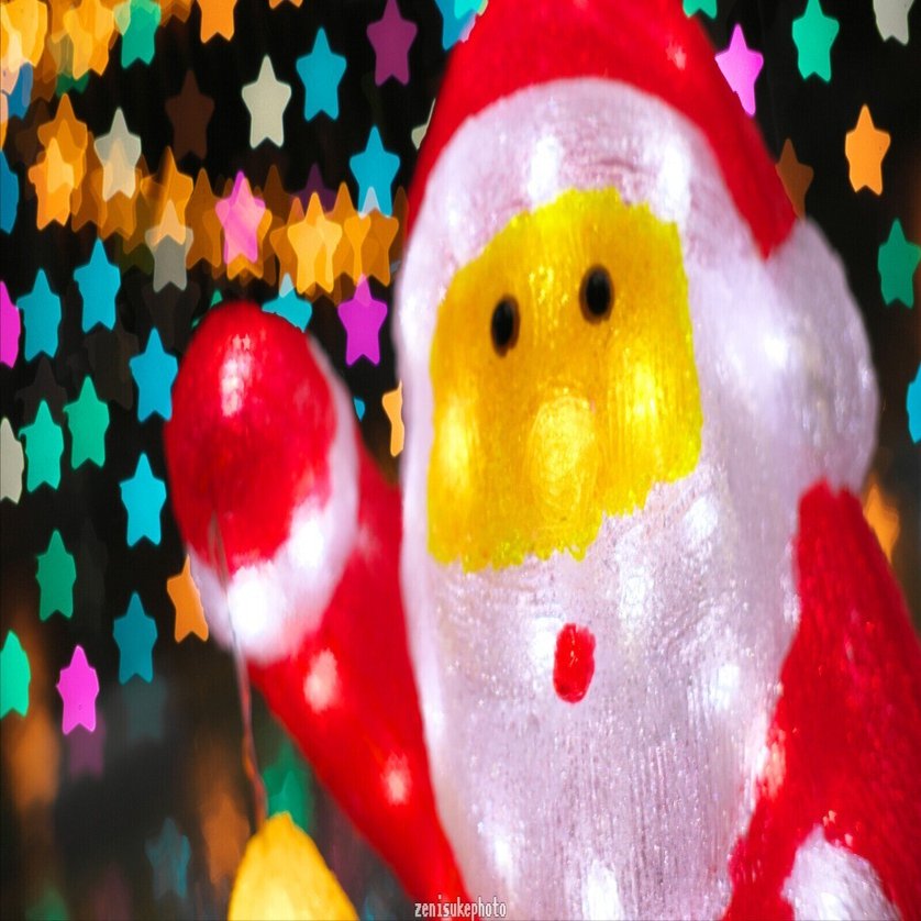 サンタ様① SG-image 50mm F1.8 ファントムレンズ その③ イルミネーションに