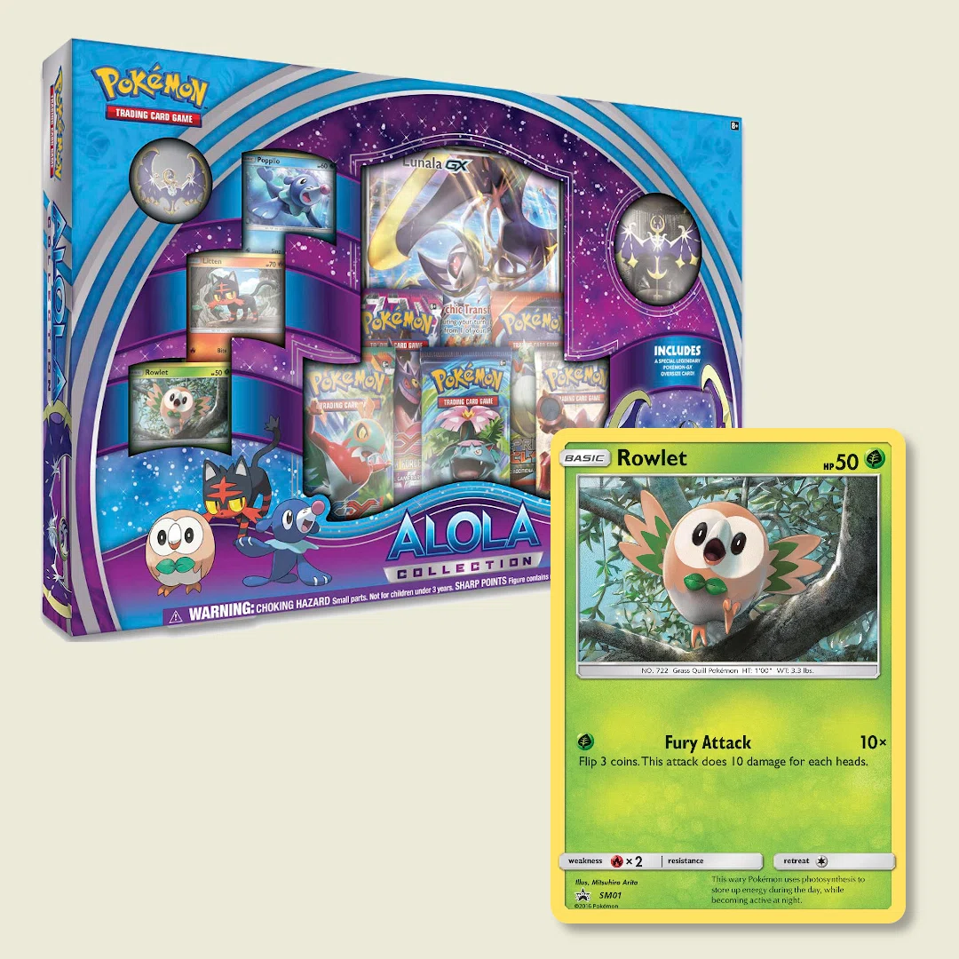 サンムーン 最初ポケモンのプロモカード【モクロー編】6枚 SM-P