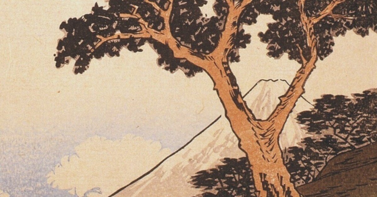 【★浮世絵】大正昭和　東海道五拾三次　蒲原　歌川広重Ukiyo-e Utagawa Hiroshige（歌川広重） 歌川広重「東海道五拾三次 蒲原