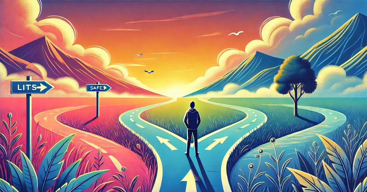 読者参加型!人生は選択の連続〜あなたの物語を紡ぐ選択の旅in note〜|ポジティブな思考者jyu jyu🕊