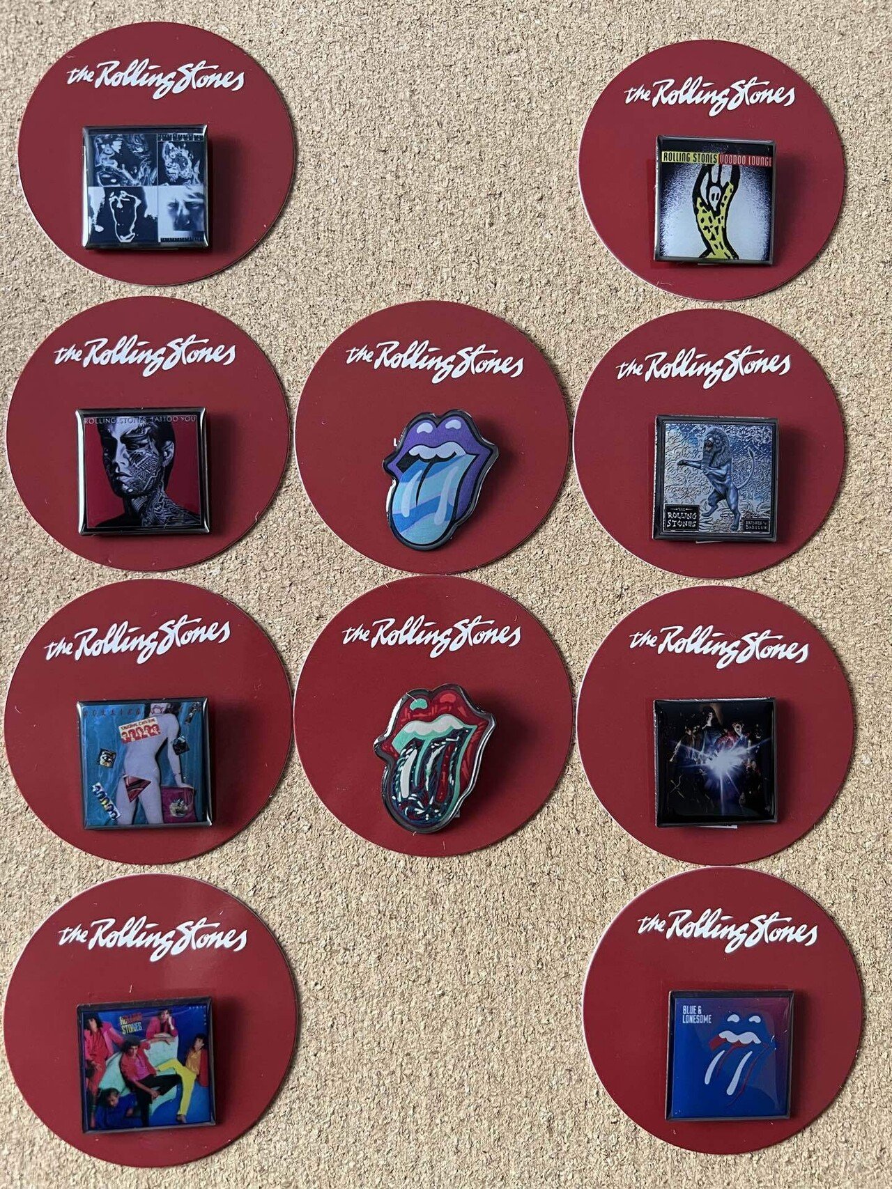 ROLLING STONESのガチャガチャ・カプセルトイ Complete ! ゲット