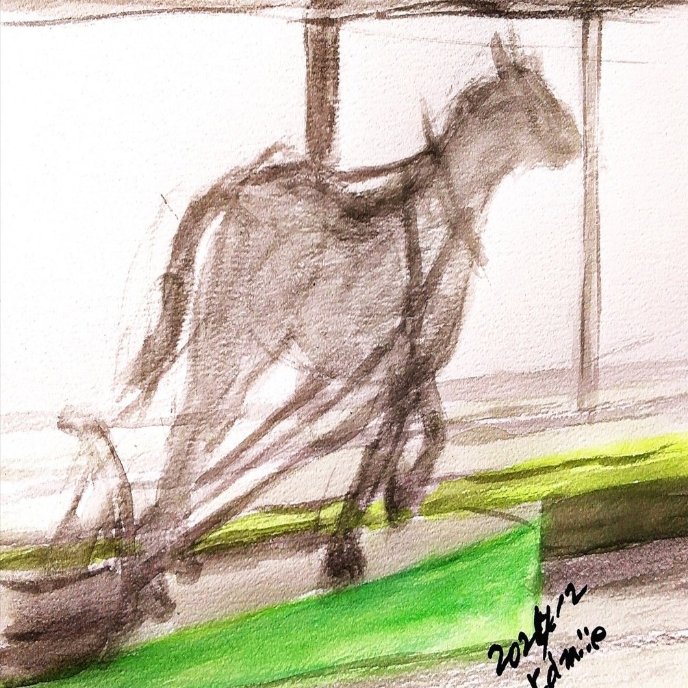 ばん馬の像(JR岩見沢駅)｜北海道の熊おやじ〜北海道の179市町村の歴史