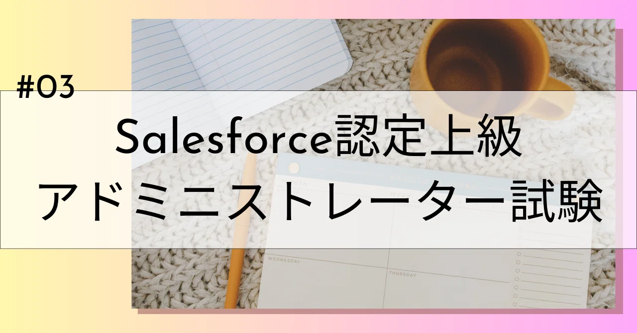 03 Salesforce認定上級アドミニストレーター試験サンプル問題（2024