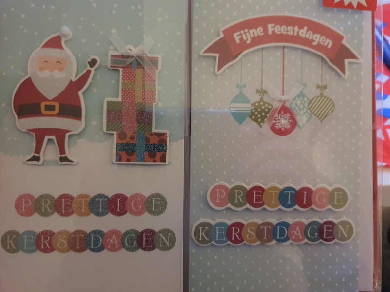 お土産にぴったり オランダのクリスマスカード Naho Smile Note お土産にぴったり オランダのクリスマスカード Naho Smile Note
