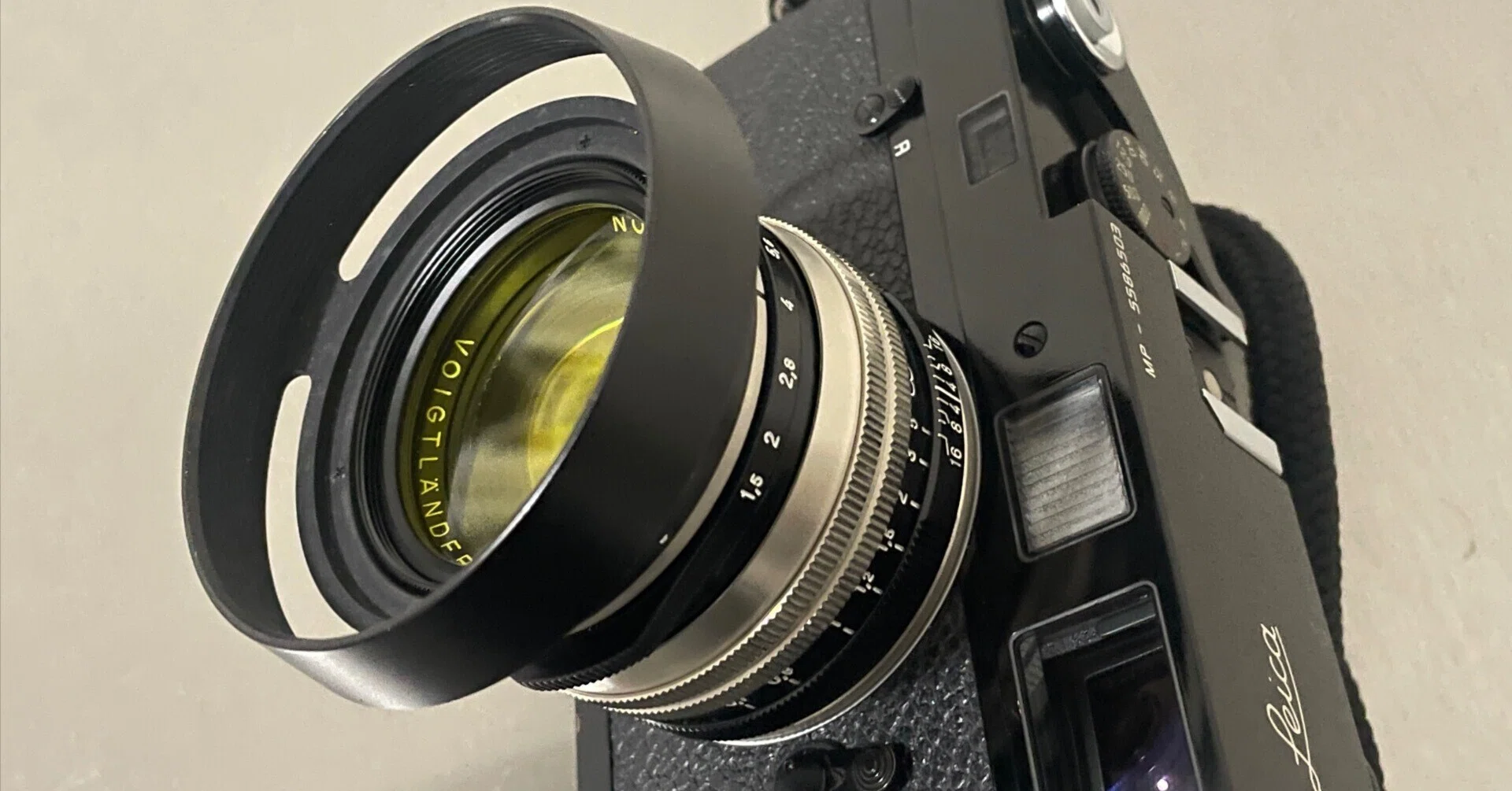 Voigtlander Nokton Vintage Line 50mm F1.5 Aspherical II SCを4年間 Voigtlander Nokton Vintage Line 50mm F1.5 Aspherical II SCを4年間
