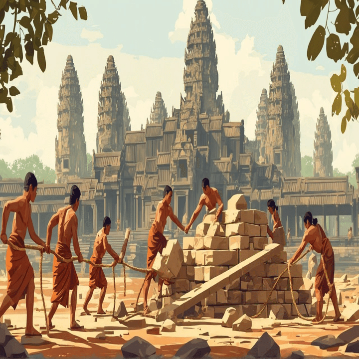 アンコールワットの造り方を紹介致します。｜プレアヴィヒアガイド