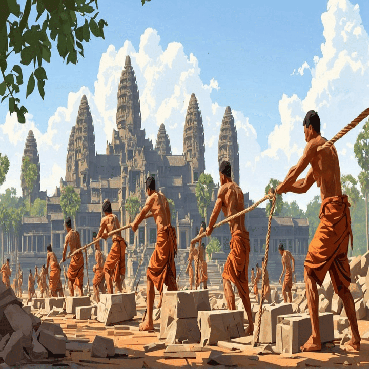 アンコールワットの造り方を紹介致します。｜プレアヴィヒアガイド