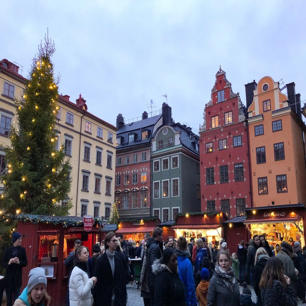 スウェーデンでの生活#17 旧市街の温もりあふれるクリスマスマーケット