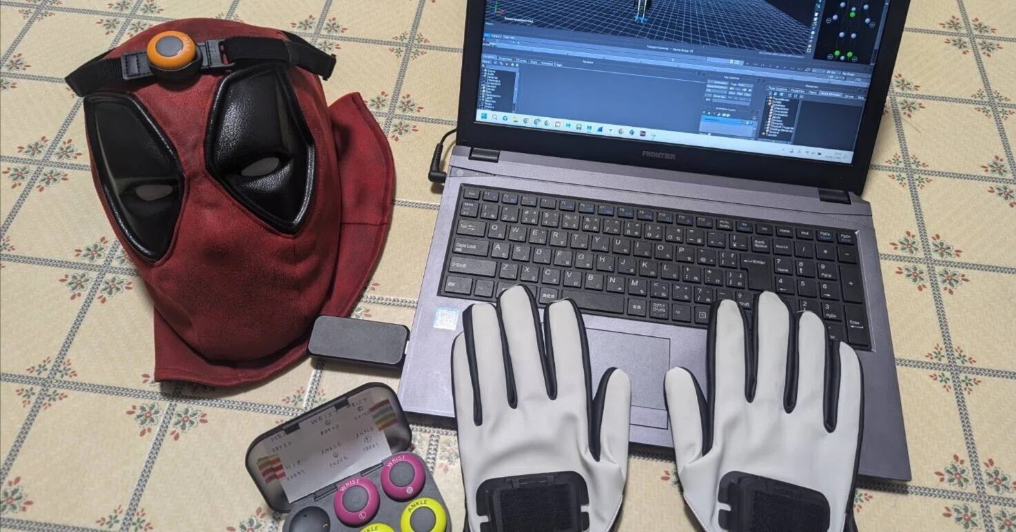 Mocopi×ContactGlove×MotionBuilderで全身モーションキャプチャして 