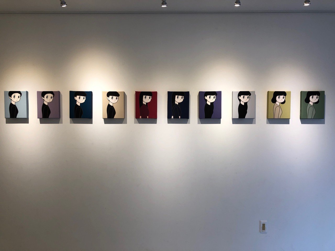 ハシヅメユウヤさんの描く泣く女性「YUYA HASHIZUME ART Exhibition