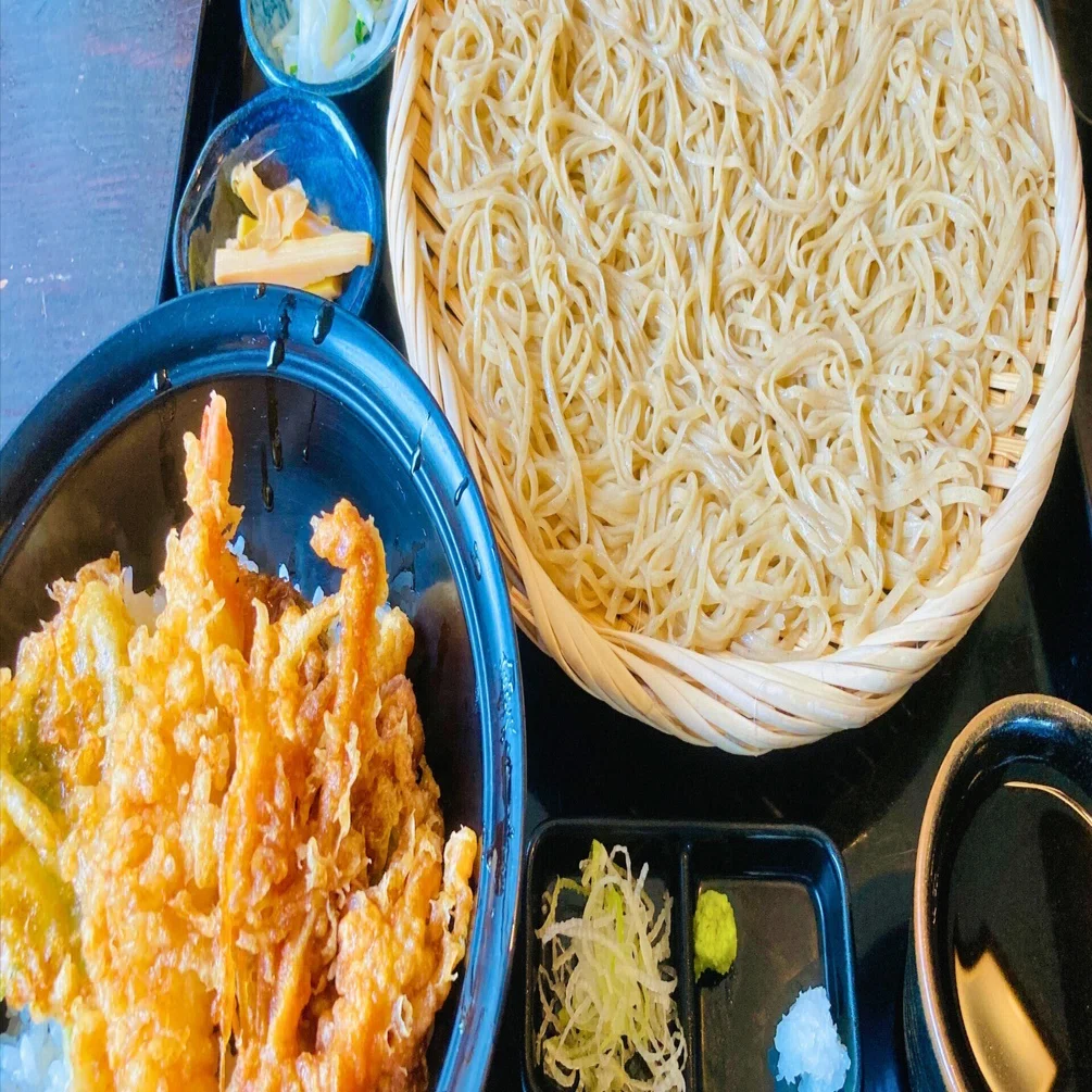 十勝屋本店 もり蕎麦野菜天丼／アドベントカレンダー#15｜R.project